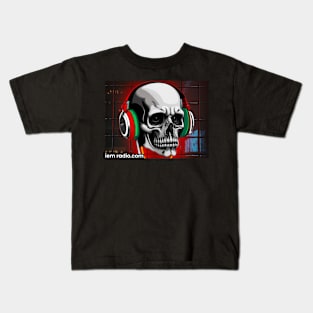 Skull Headphone Music - IEM Radio Kids T-Shirt